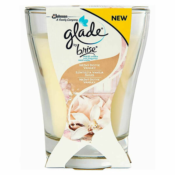 GLADE maxi svíčka Něžný dotyk vanilky 224 g porovnat ceny
