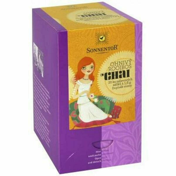 Chai - ohnivý rooibos bio 32 g dvoukomorový porovnat ceny