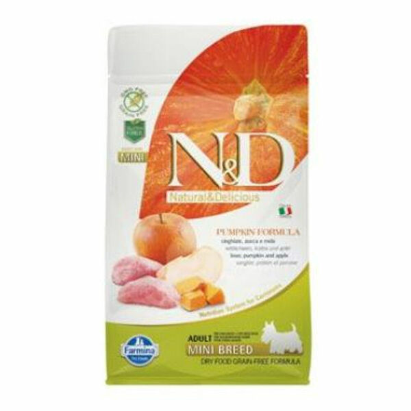 N&D GF Pumpkin DOG Adult Mini Boar & Apple 800 g porovnat ceny
