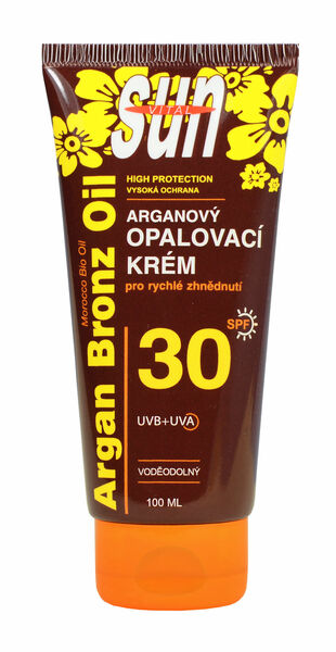 Vivaco SUN Arganový opalovací krém OF30 tuba 100 ml porovnat ceny