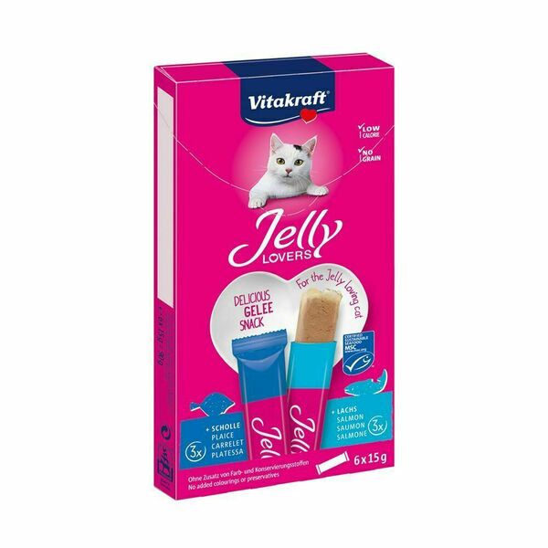 Vitakraft Jelly Lovers losos a platýs 6x15 g porovnat ceny