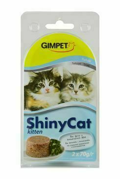 Gimpet Kočka Konz. Shinycat Junior Tuňák 2x70g porovnat ceny