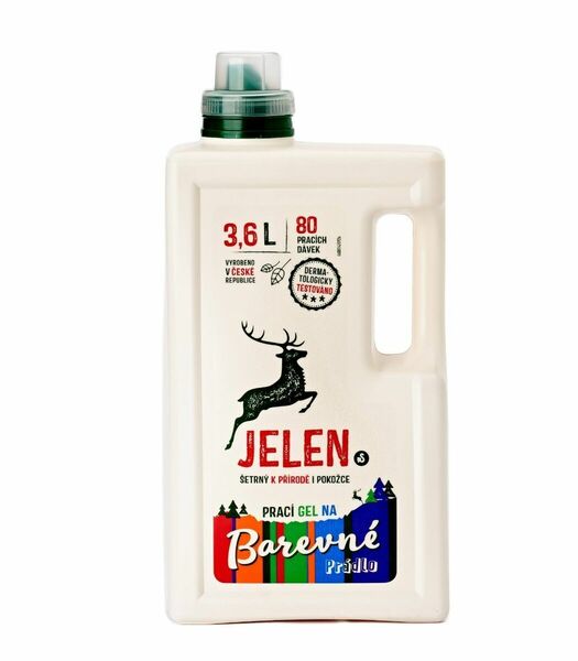 Jelen Prací gel na barevné prádlo 3,6 l porovnat ceny