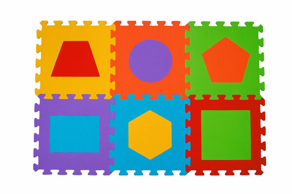 BabyOno Puzzle pěnové tvary 6 ks, 6m+ porovnat ceny