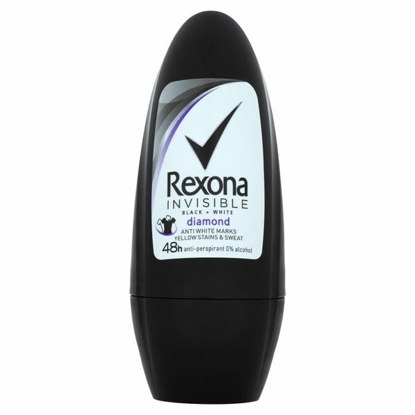 REXONA Invisible Black&White roll-on 50ml porovnat ceny