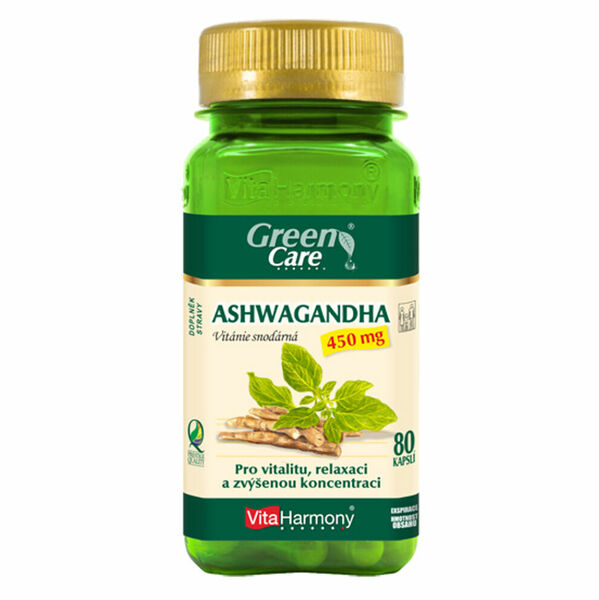 VITAHARMONY Ashwagandha 450 mg 80 kapslí porovnat ceny