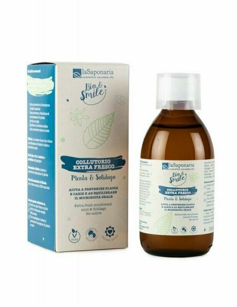 laSaponaria Extra svěží ústní voda s mátou a zlatobýlem BIO 250ml porovnat ceny