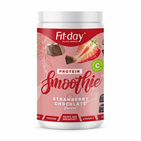 Fit-day Protein Smoothie jahoda a čokoláda 900 g porovnat ceny