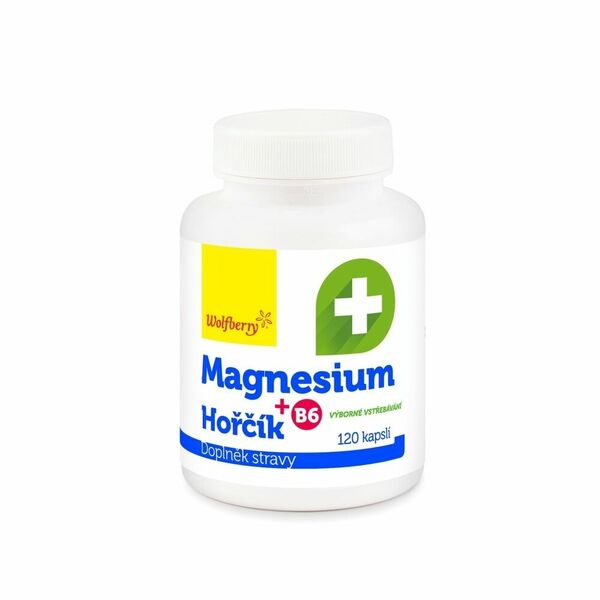 Wolfberry Magnesium + B6 120 kapslí porovnat ceny