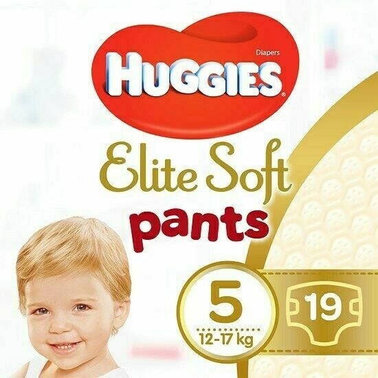 Huggies® Elite Soft Pants 5 Plenkové kalhotky 12-17kg 19ks porovnat ceny