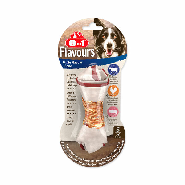 8in1 Pochoutka Triple Flavour kost žvýkací S porovnat ceny