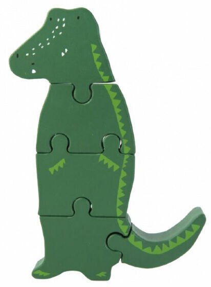Trixie Dřevěné puzzle těla Mr.Crocodile 5ks porovnat ceny