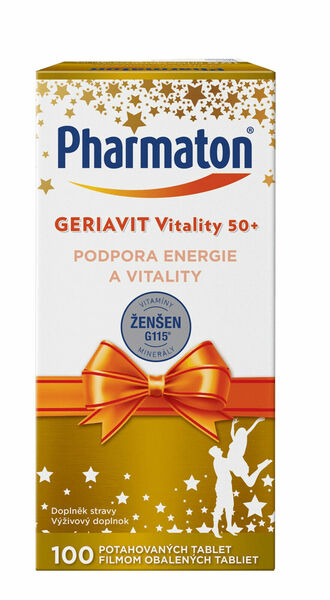 Pharmaton Geriavit Vitality 50+ Dárkové balení 100 tablet porovnat ceny