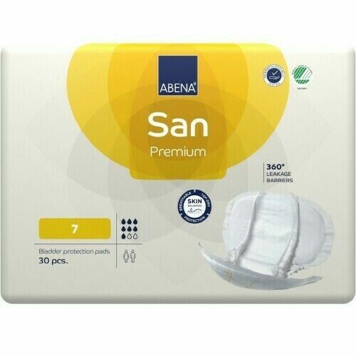 ABENA SAN PREMIUM 7 PLENY ABSORPČNÍ, PRODYŠNÉ, 2100ML, 30KS porovnat ceny