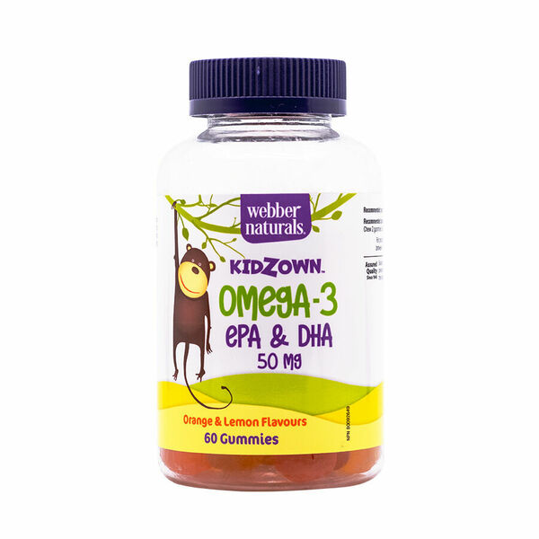 Webber Naturals Kidzown Omega-3 EPA & DHA 60 tablet porovnat ceny