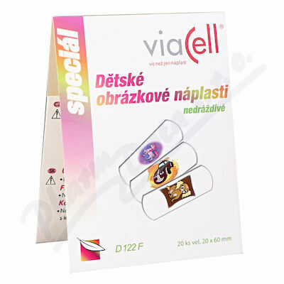 Viacell D122F Dětské obrázkové náplasti 20ks porovnat ceny