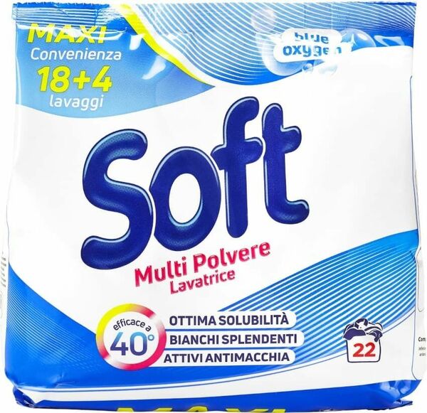 Soft Prací prášek na bílé i barevné prádlo, Blue Oxygen, (18+4 pracích dávek) 1,32kg porovnat ceny