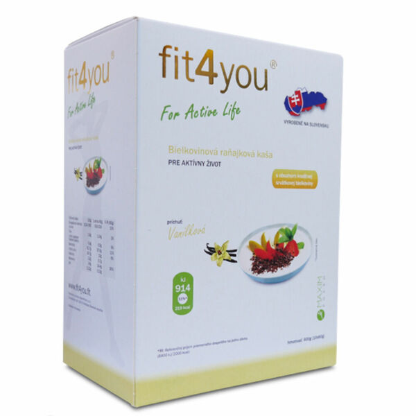 FIT4YOU Bílkovinová krupicová kaše vanilka 600 g porovnat ceny