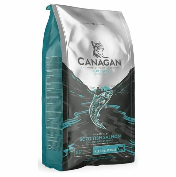 CANAGAN Scottish salmon granule pro kočky 1 ks, Hmotnost balení: 4 kg porovnat ceny