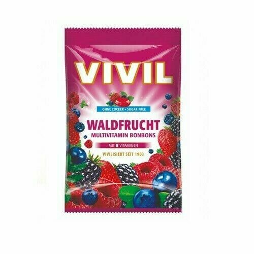 Vivil Lesní plody multivitamínové bonbóny bez cukru 120 g porovnat ceny