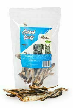 Natureca Pochoutka šproty Sušené 6-8cm 70g porovnat ceny
