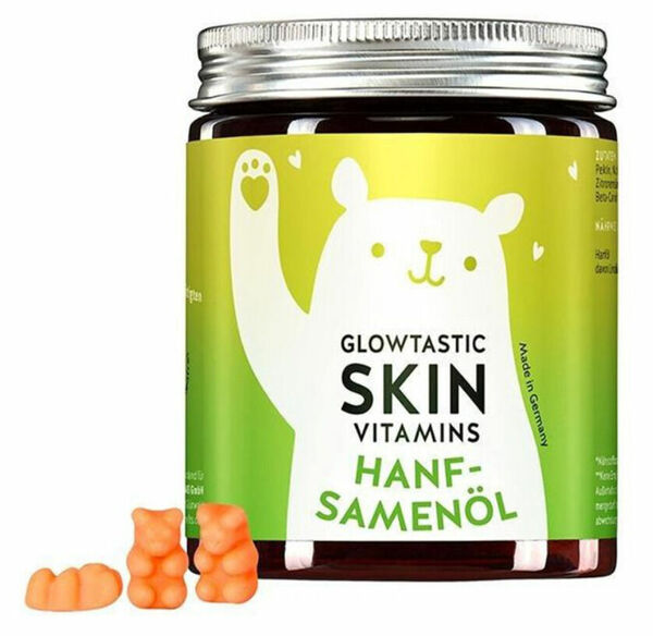 Bears With Benefits Glow-tastic Vitaminy pro pleť s konopným olejem 60ks porovnat ceny