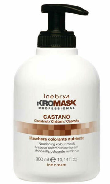 Inebrya  Color Mask Chestnut 300ml /výživní maska pro vytvoření barevného efektu/ kaštanová porovnat ceny