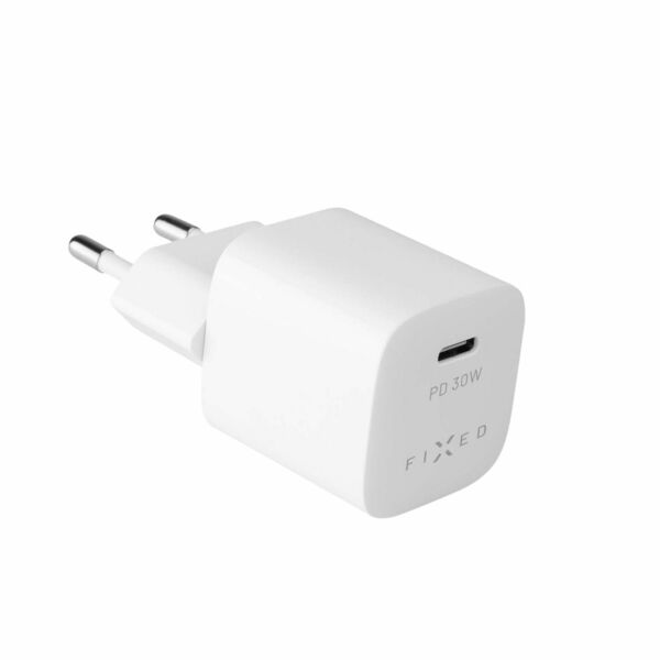 Fixed Set síťové nabíječky Mini s USB-C výstupem a USB-C/USB-C kabelu, podpora PD, 1 metr, 30W, bílý porovnat ceny