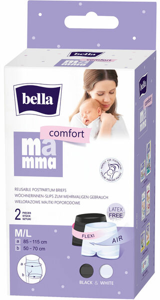 Bella Mamma Comfort poporodní kalhotky M/L 2 ks porovnat ceny