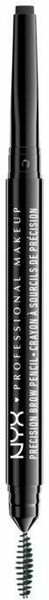 Nyx Professional Makeup Precision Brow Pencil - Oboustranná tužka na obočí - Black 0,13g 0.13 g porovnat ceny