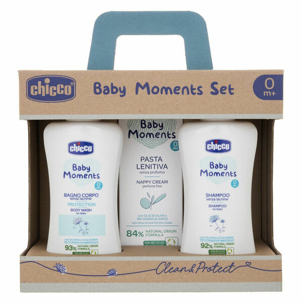 CHICCO Set dárkový kosmetický Baby Moments 0m+ 3 ks porovnat ceny
