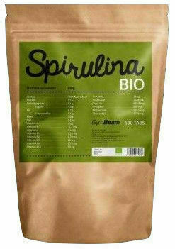 GymBeam Bio Spirulina 500 mg 500 tab unflavored porovnat ceny