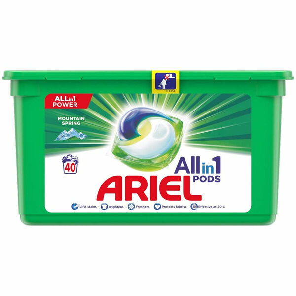 ARIEL Allin1 Pods Mountain Spring Kapsle Na Praní 40 Praní porovnat ceny