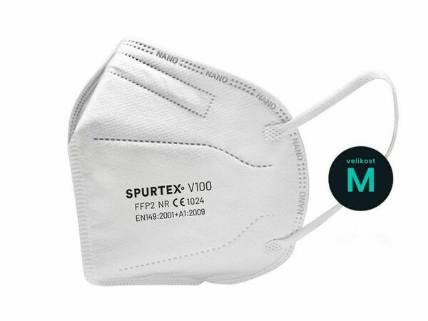 SpurTex Nanorespirátor V100 FFP2 NR CE vel. M 5 ks porovnat ceny