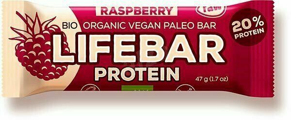 Lifefood LIFEBAR PROTEIN BIO RAW malinová 47g porovnat ceny