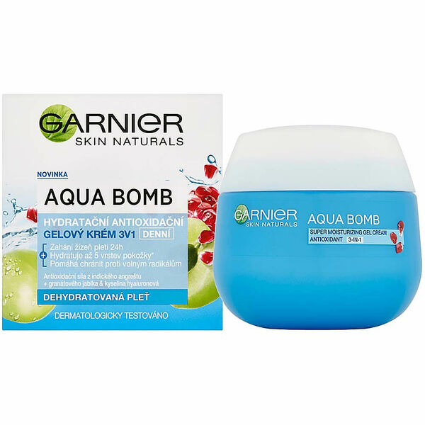 GARNIER Skin Naturals Aqua Bomb Denní pleťový krém 50 ml porovnat ceny