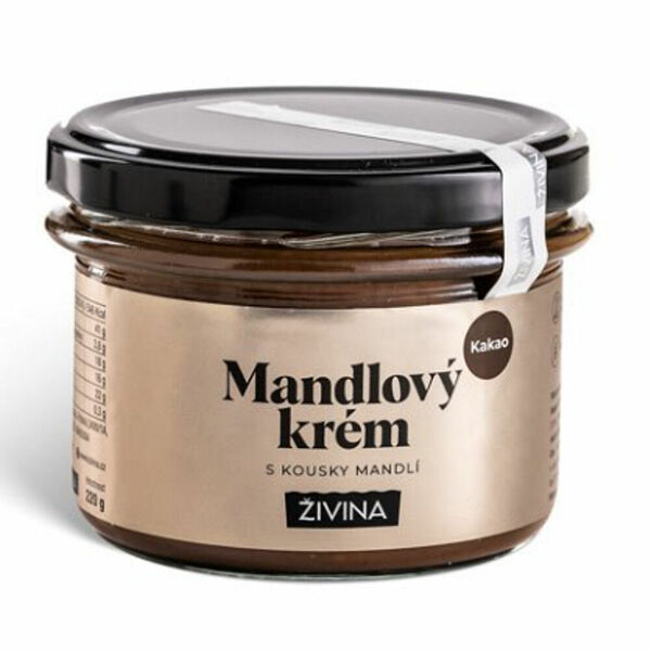 ŽIVINA Mandlový krém kakao s kousky mandlí 220 g porovnat ceny