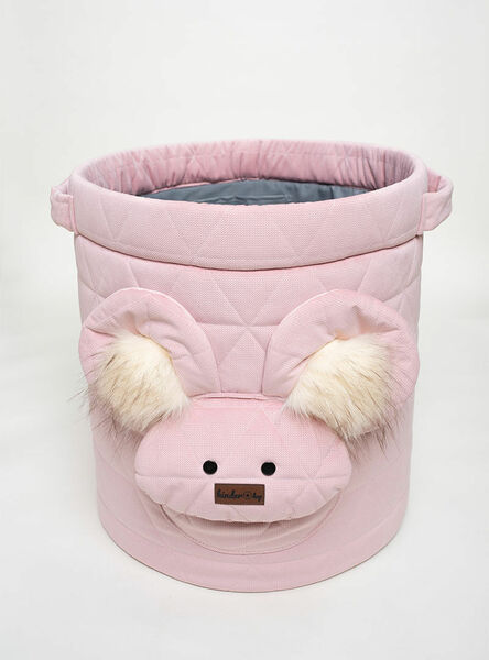 Kinder Hop Koš na hračky Triangles Pink růžový 1ks porovnat ceny