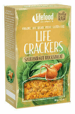 Lifefood LIFE CRACKERS BIO RAW Zelňáky 90g porovnat ceny