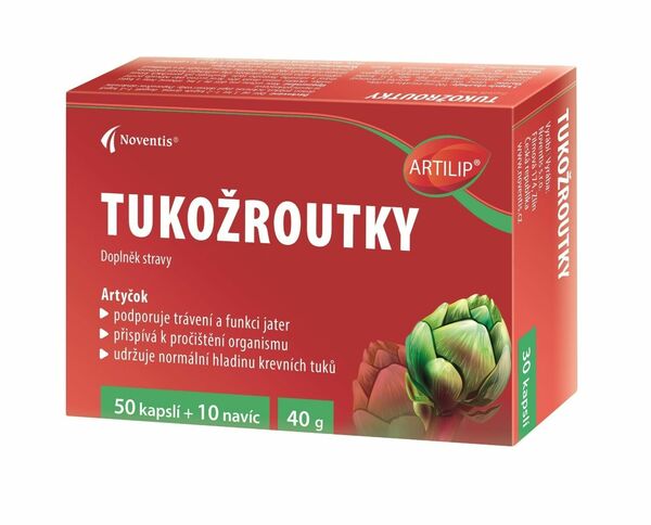 Noventis Tukožroutky 50+10 kapslí porovnat ceny