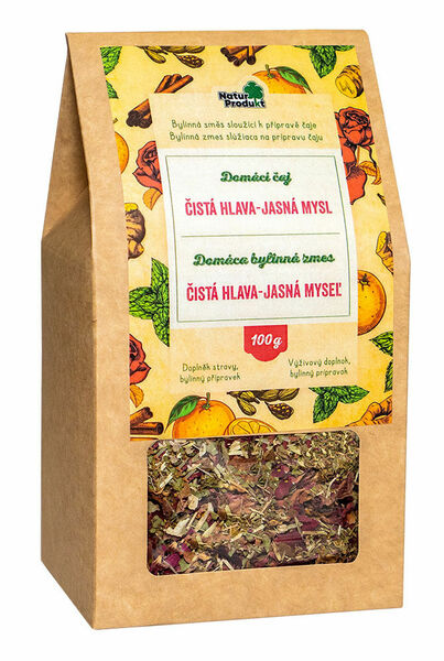 Naturprodukt Čistá hlava-jasná mysl bylinný čaj 100 g porovnat ceny