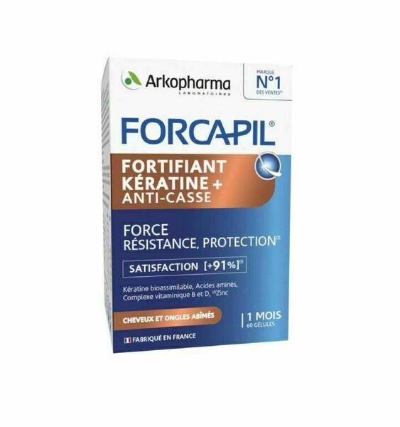 Arkopharma Forcapil Fortifiant Keratin vlasy a nehty 60 kapslí porovnat ceny