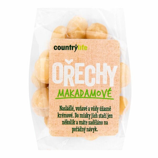 Country Life Makadamové ořechy 80 g porovnat ceny