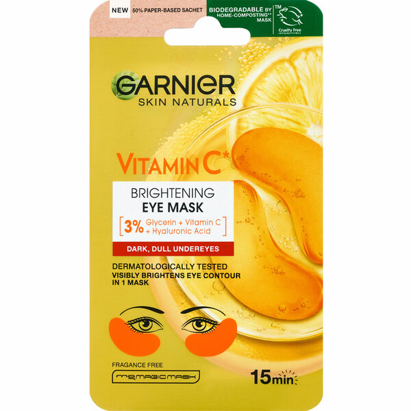 GARNIER Skin Naturals oční maska pro rozjasnění očního okolí s vitaminem C 5 g porovnání ceny