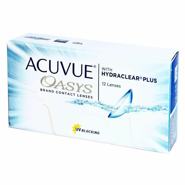 Johnson Acuvue Oasys dvoutýdenní kontaktní čočky 12 kusů, Počet dioptrií: -1,50, Průměr: 14,0, Zakřivení: 8,4, Počet kusů v balení: 12 ks porovnat ceny
