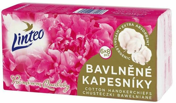 Bavlněné kapesníky LINTEO PREMIUM 6x8ks porovnat ceny