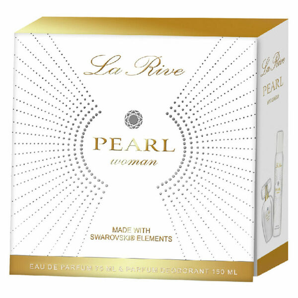 LA RIVE Swarovski Pearl Parfémová voda 75 ml + deodorant 150 ml Dárkové balení porovnat ceny