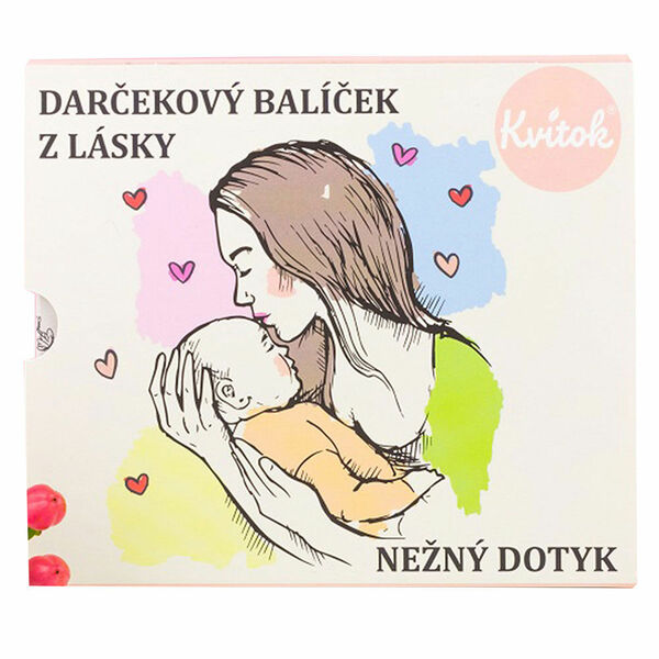 KVITOK Něžný dotyk Tělový krém 60ml+Krém na ruce 30ml+šampon 25g Dárkové balení porovnat ceny