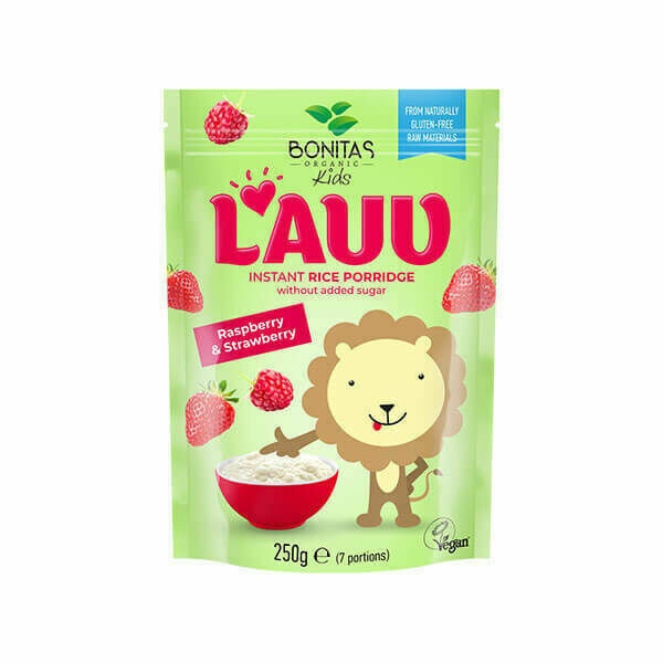 BONITAS  LAUV Rýžová kaše maliny + jahody 250g BIO porovnat ceny