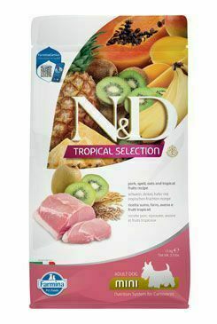N&d Tropical Selection Dog Adult Mini Pork 1,5kg porovnat ceny